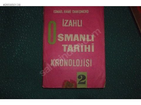 Kitap Satlk zahli osmanl tarihi kronojs 4 adet kitap i ham
