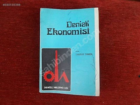 Kitap Satlk Tarhan Toker imzal - Denizli Ekonomisi kitab