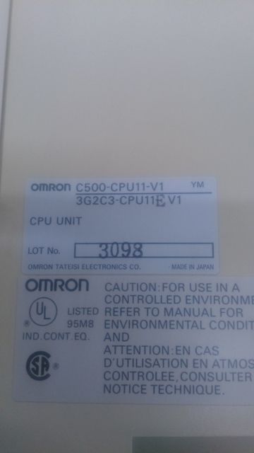 Dier Elektrik Malzemeleri Satlk Omron Programmable Controller C500-Cpu11-V1