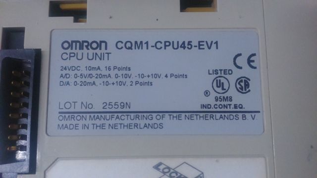 Dier Elektrik Malzemeleri Satlk Omron Cqm1-Cpu45-Ev1 Plc