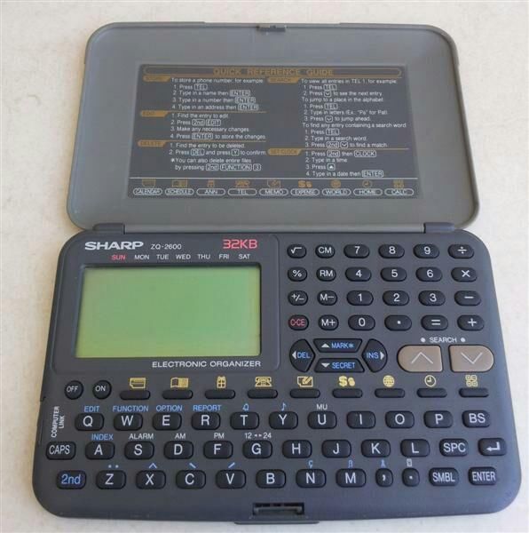 Elektronik Szlk, Databank Satlk Sharp Zq-2600 Eskilerde.