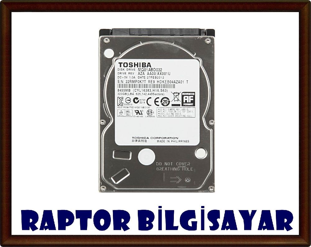 Disk Seagate Satlk 320 Gb Sata 2.5'' Laptop Hard Disk (Adetli)
