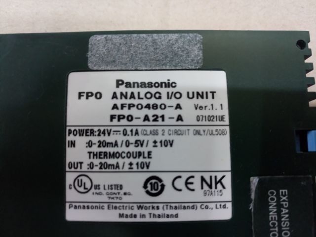 Dier Elektrik Malzemeleri Satlk Panasonic Afp0480-A Fp0-A21-A
