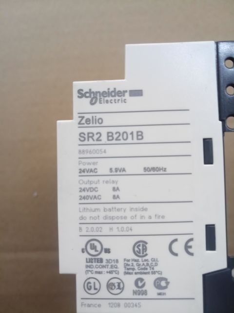 Dier Elektrik Malzemeleri SR2 B201B Satlk Schneider Zelo Plc Logo