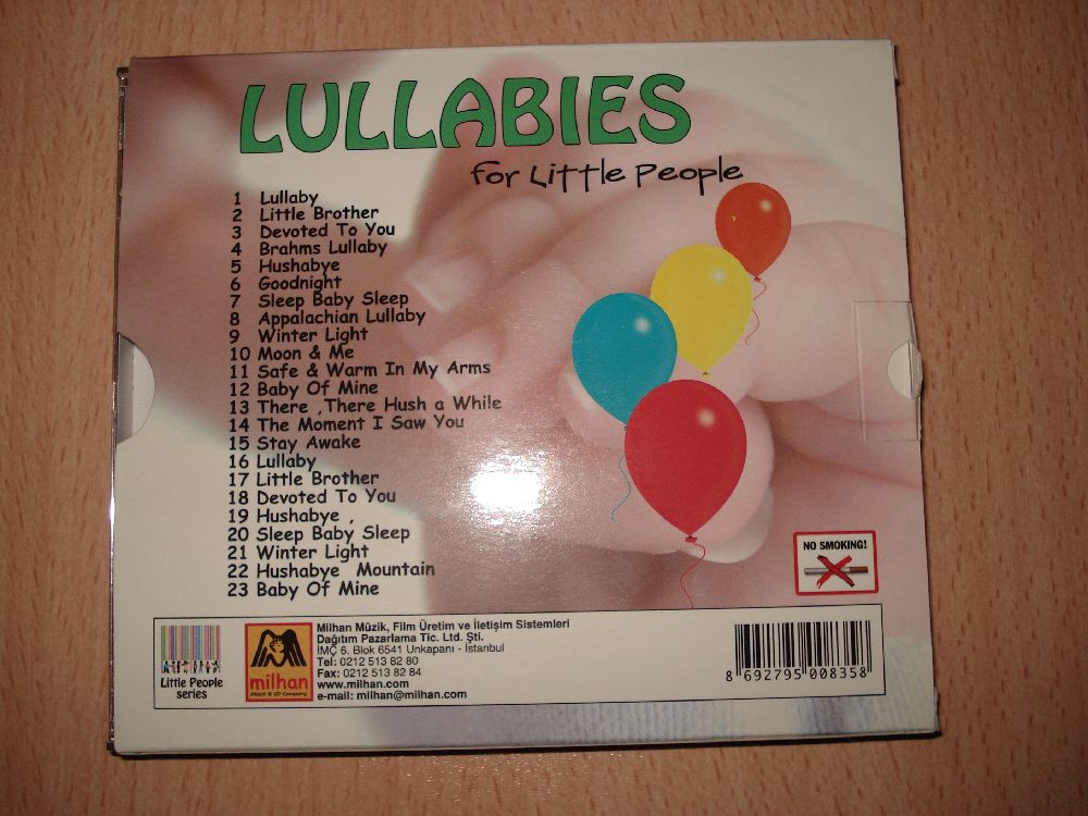 Dier Mzik Trleri Satlk Lullabies for Little People Cd