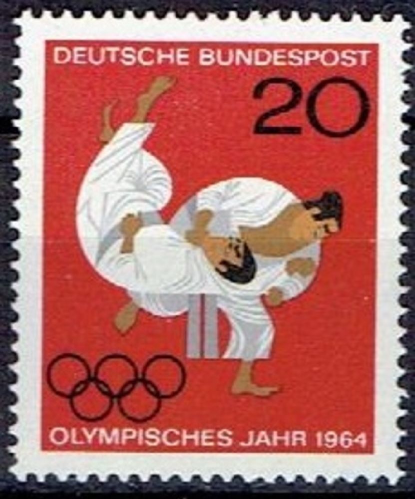 Pullar Satlk Almanya (Bat) 1964 Damgasz Tokyo Olimpiyat Oyunl