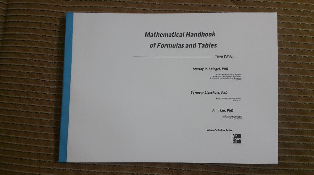 Matematik Kitaplar Satlk Mathematical Handbook of formulas and tables