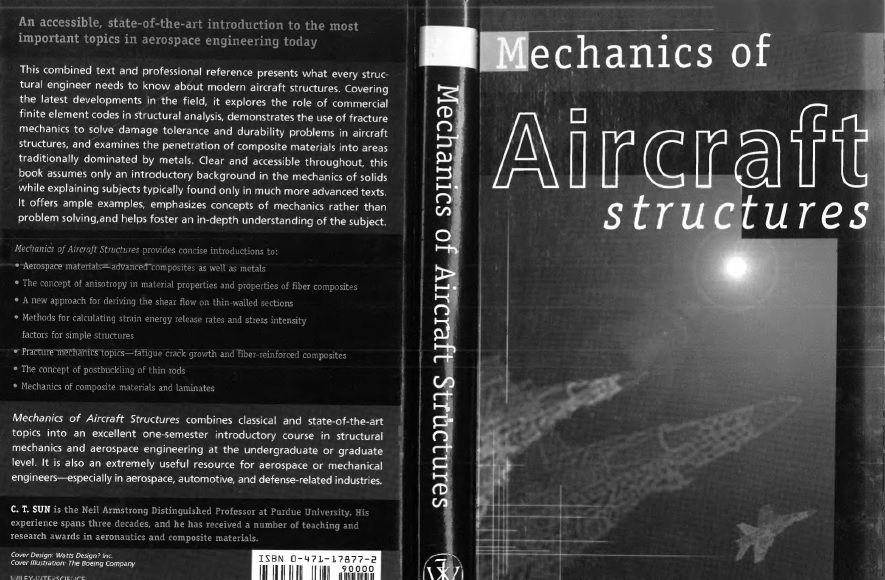 Yabanc Dil Kitaplar Satlk Mechanics of Aircraft Structures