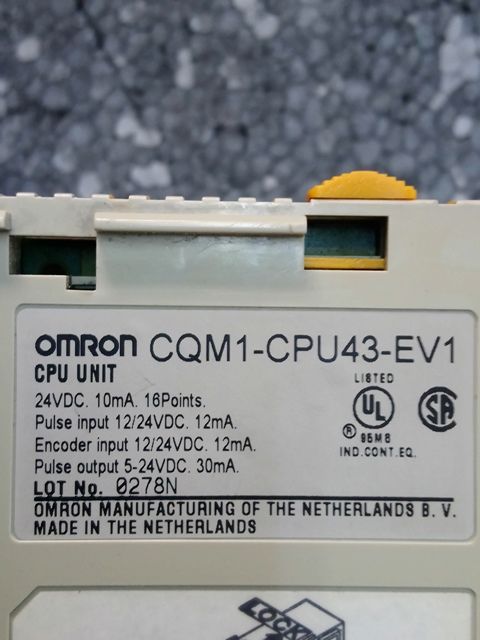 Dier Elektrik Malzemeleri Satlk Omron Cpu Cqm1-Cpu43-Ev1