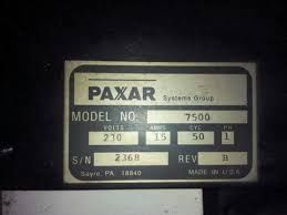 Bask Makinalar (Tekstil) PAXAR 7500 Satlk ok Pratik Etiket Bask Makinesi
