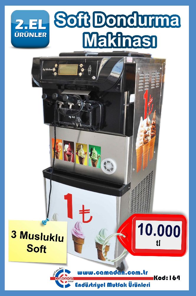 Dondurma Makineleri Buzkap Satlk Soft Dondurma Makinas Caminox'dan