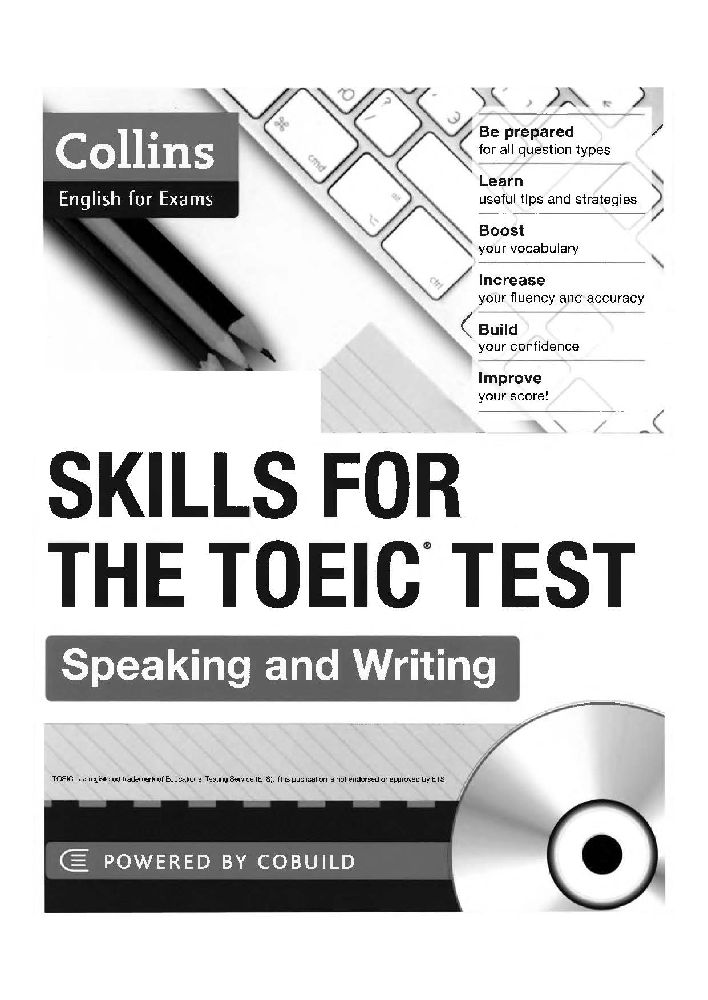 Yabanc Dil Kitaplar Satlk Skills for the Toec Test Speaking and Writing
