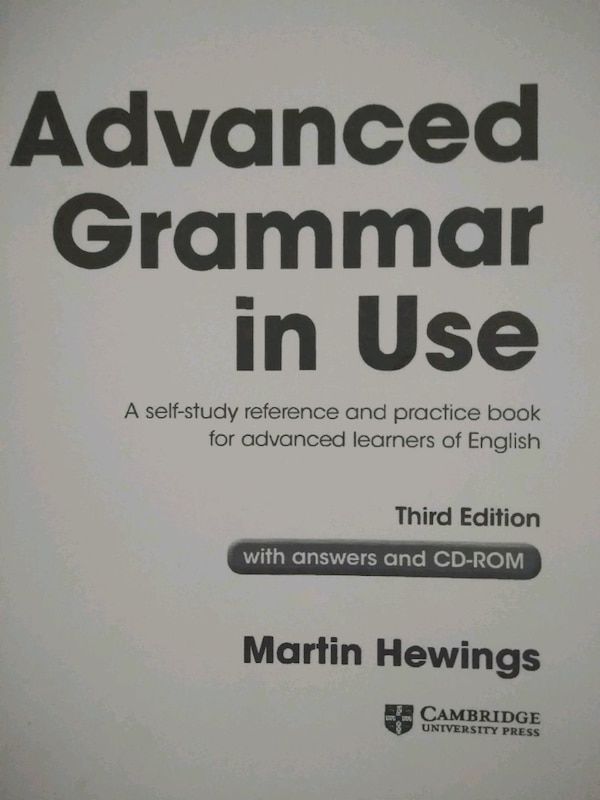 Yabanc Dil Kitaplar Satlk Advanced grammar in use 3rd edition martin hewings