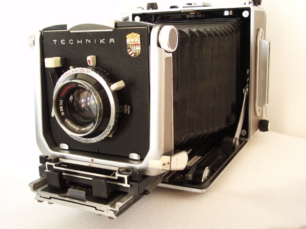 Filmli Fotoraf Makinalar Large Format Satlk Byk format fotoraf makinesi Linhof 1968 +2 lens