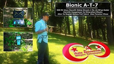 Dedektr Bionic at-7 Satlk kinci El Alan Tarama Cihaz