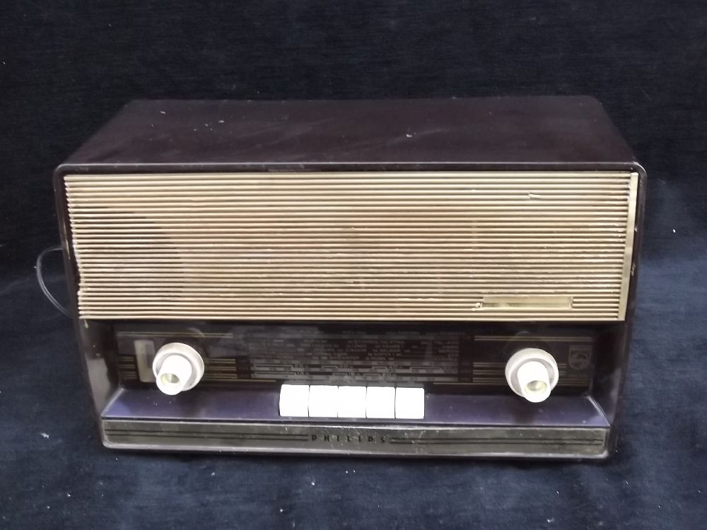Radyo Satlk Philips marka antika lambal radyo