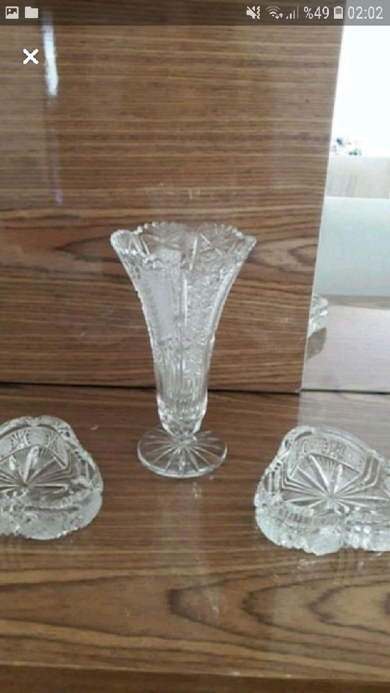 Vazolar Kristal vazo ve kllk Satlk Gercek kristal vazo