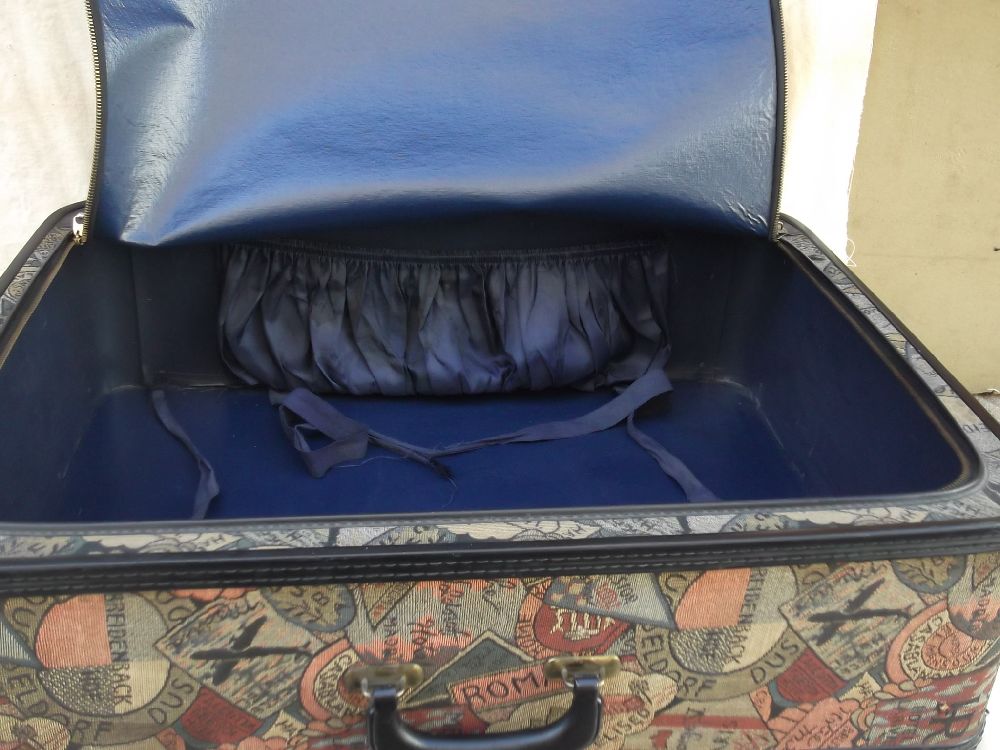 Valiz, Bavul, anta Goblen bayan antas Satlk ok  iyi durumda antika goblen bavul