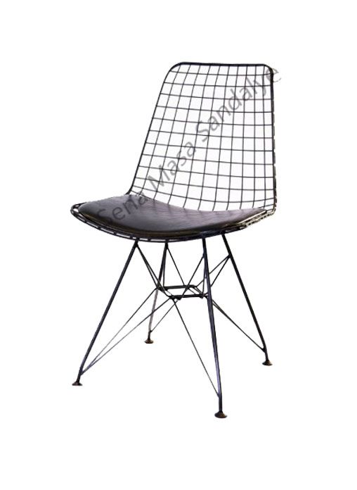 Masa ve Sandalyeler Satlk Tel Sandalye Modeli