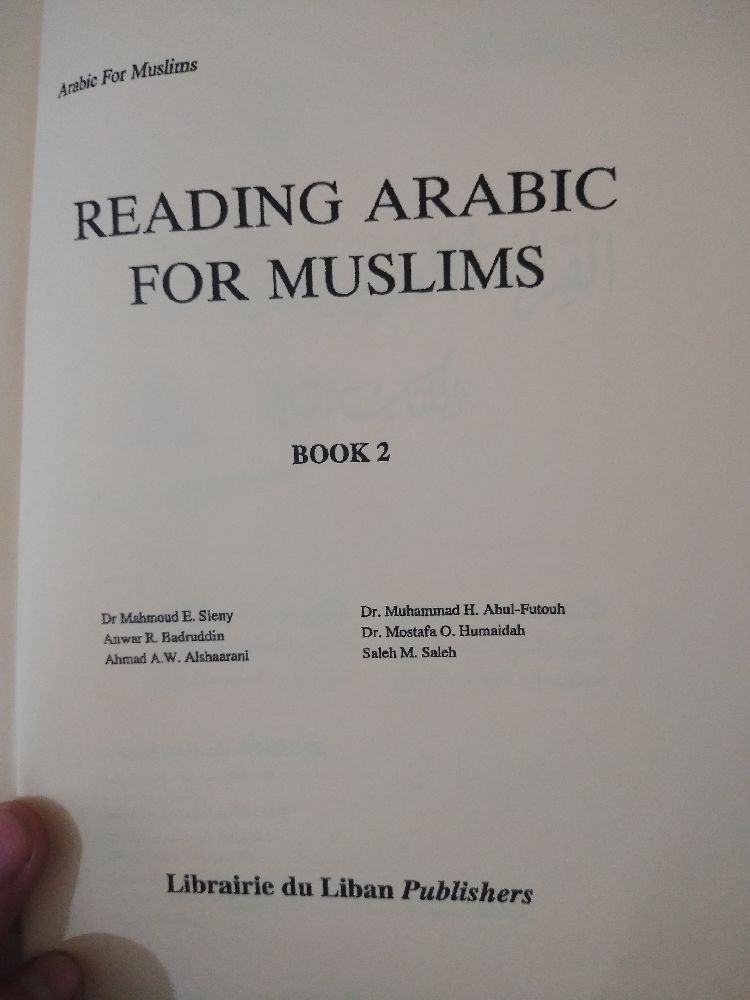 Yabanc Dil Kitaplar Satlk 2 kitap) reading arabic for muslims.