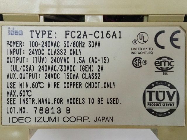 Dier Elektrik Malzemeleri DEC Satlk Fc2A-C16A1 Mcro3 Micro Controller Plc