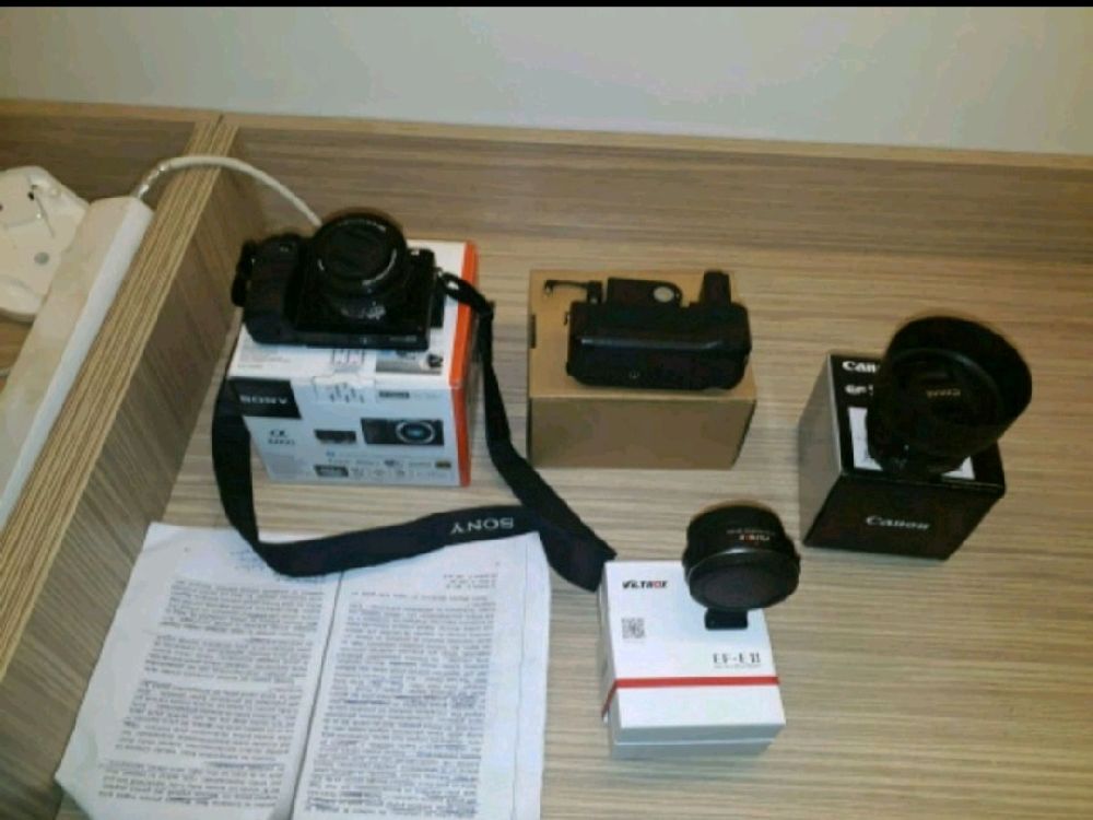 Digital Fotograf Makinalar Slr Kamera Satlk Sony A6000 Full Setup
