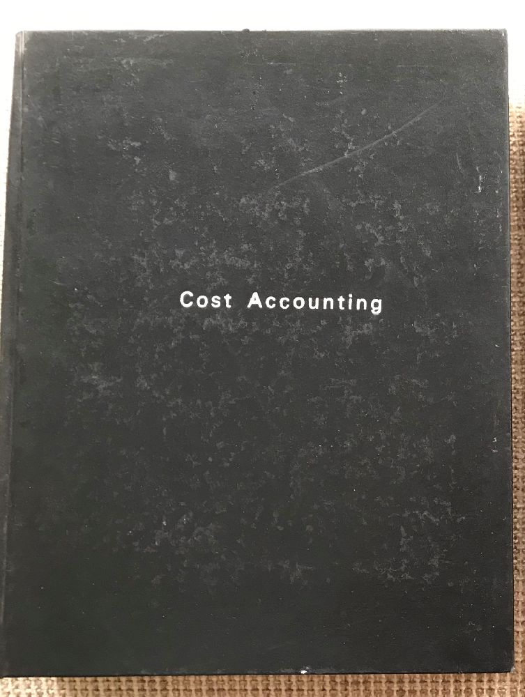 Mhendislik Kitaplar Satlk Cost Accounting