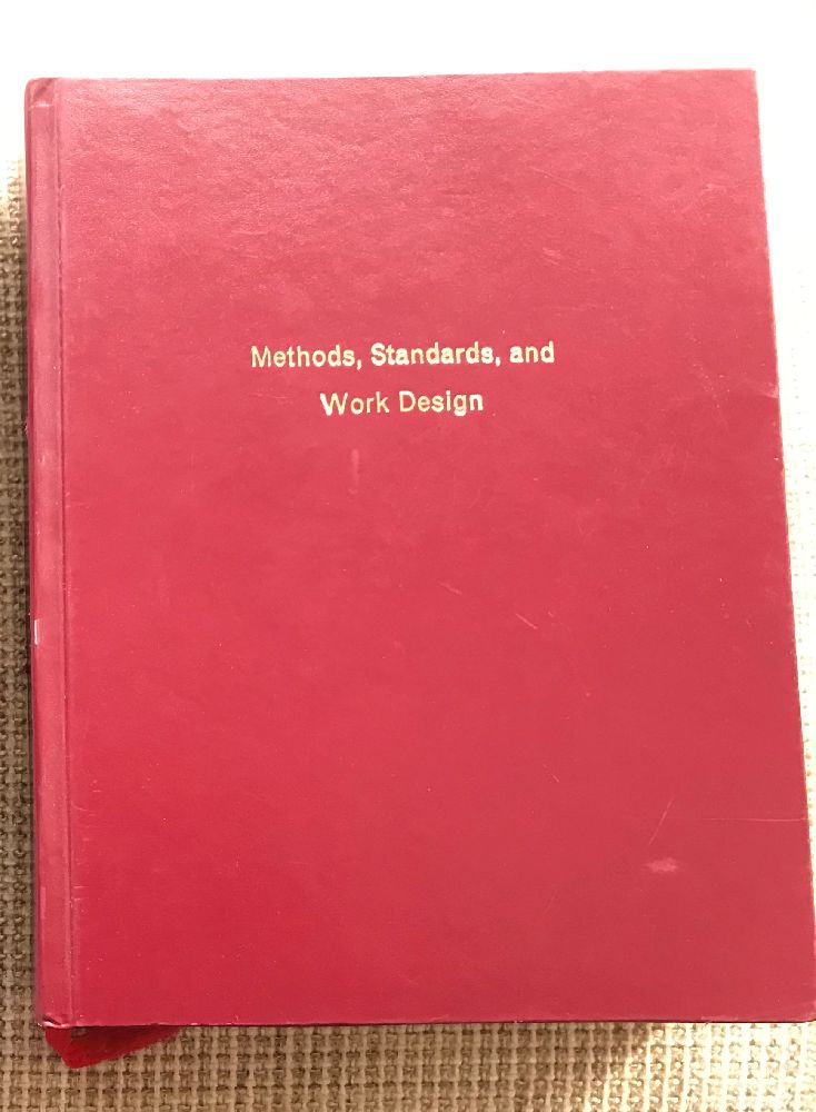 Mhendislik Kitaplar Satlk Methods, Standards and Work Design