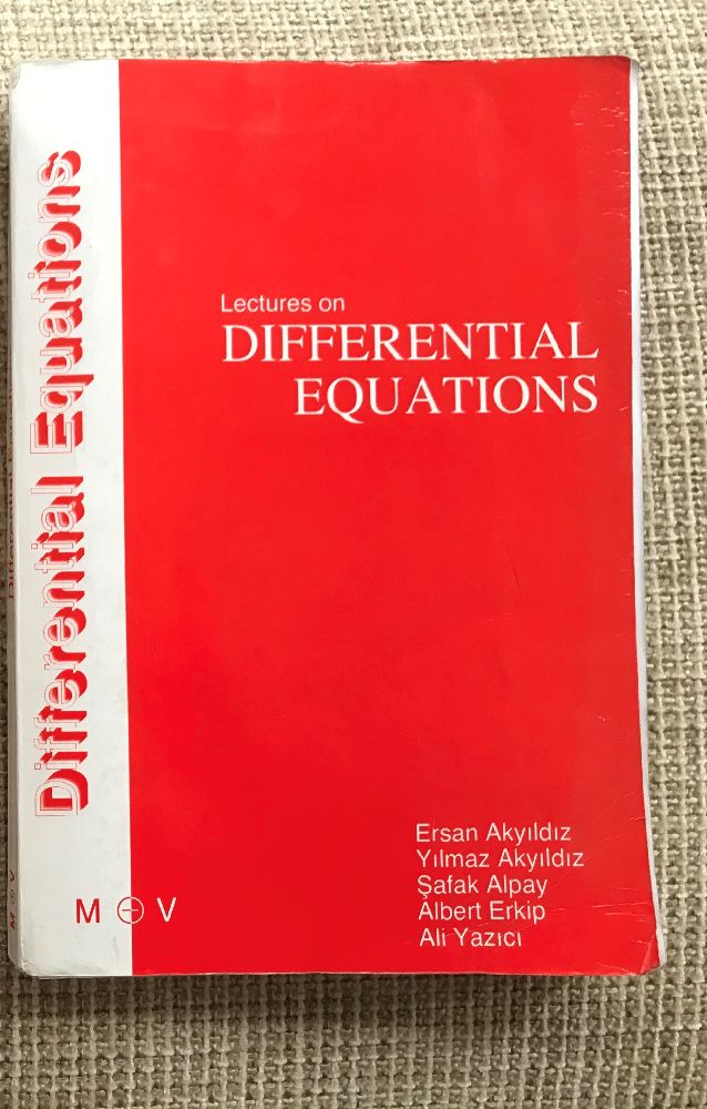 Mhendislik Kitaplar Satlk Lectures on Differential Equations