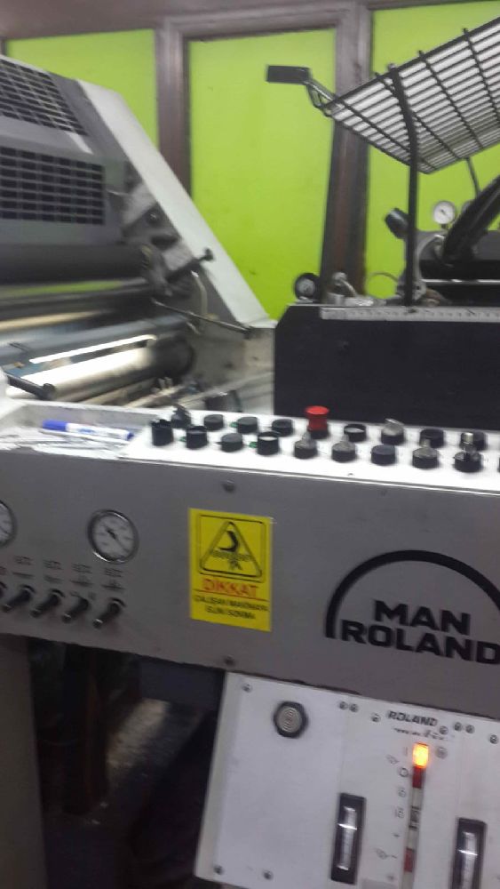 Ofset Bask Makinalar Man Roland Ofset Bask Makinesi Satlk Roland 202 Tob ift Renk