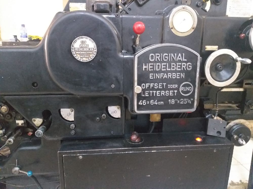 Bask Makinalar Heidelberg Satlk Komple matbaa