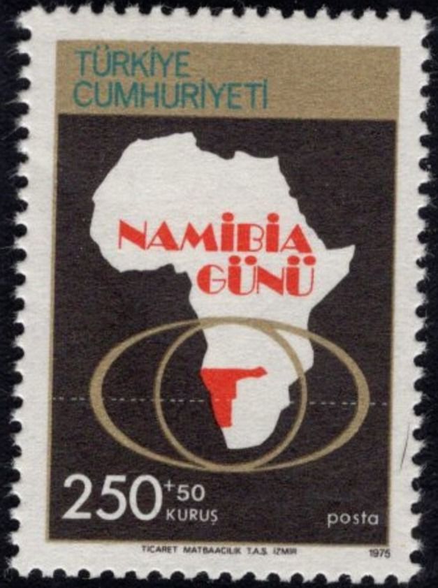 Pullar Satlk 1975  Damgasz Namibia Gn Serisi