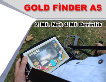 Dedektr Fisher Satlk kinci El Gold Finder A5 Dedektr