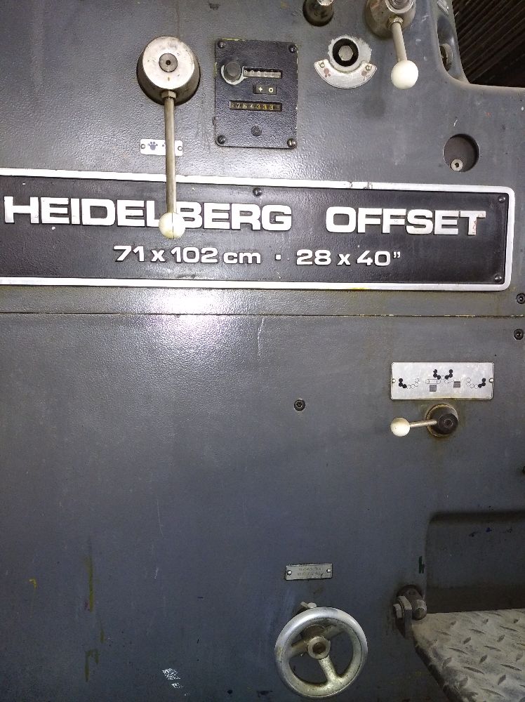 Ofset Bask Makinalar Matbaa Satlk Heidelberg sormz 79 model ift renk
