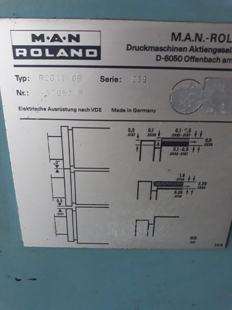 Ofset Bask Makinalar Ofset bask maknas Roland Tob 200 1 Ofset Bask Mak. Acil satlk