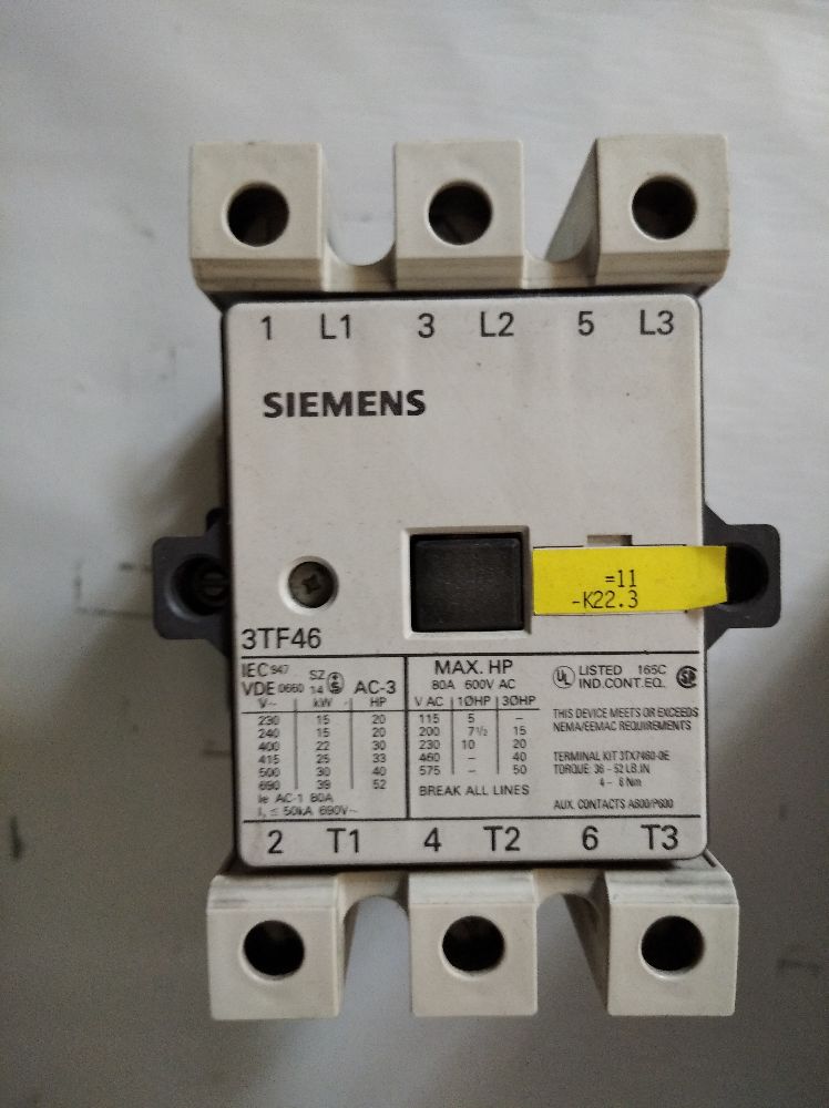 alterler Satlk Siemens 3Tf46 Kontaktr