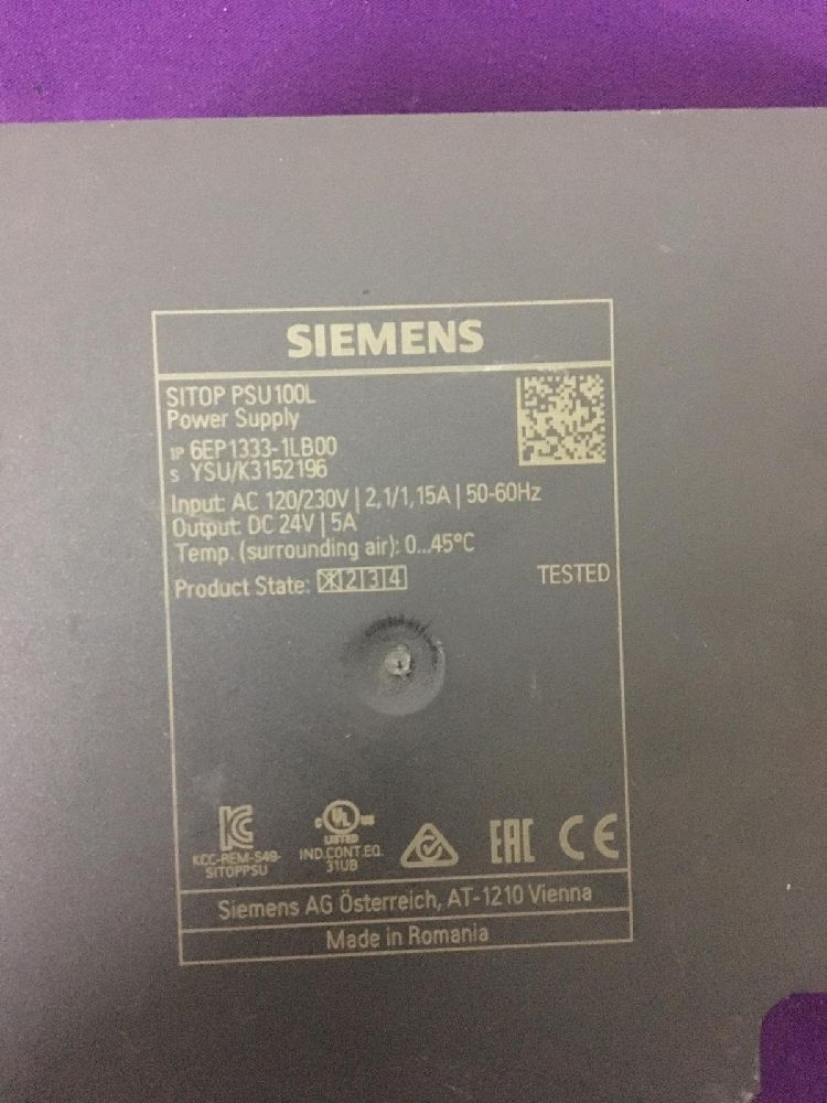 Invertr Inverter Satlk Siemens Stop Psu100L 6Ep133-1Lb00