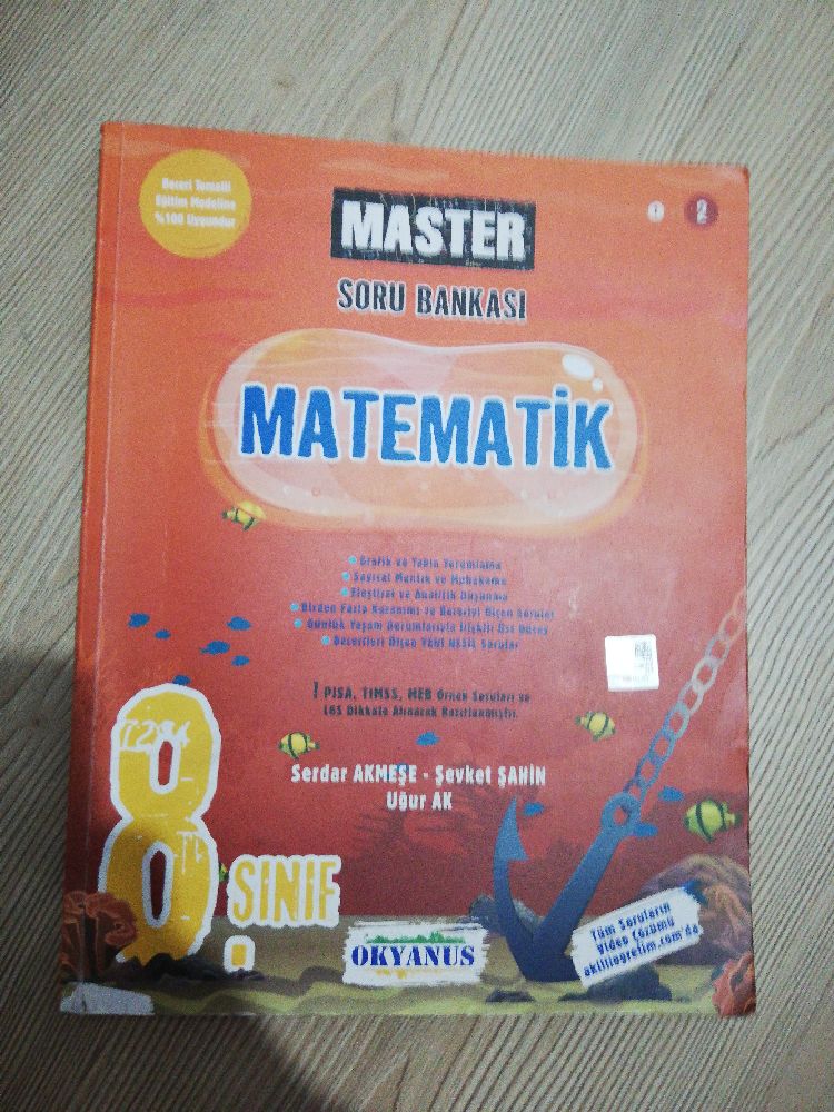 Lgs, Lys, ss Kitaplar Lgs kitab Satlk Master Matematik az kullanlm.