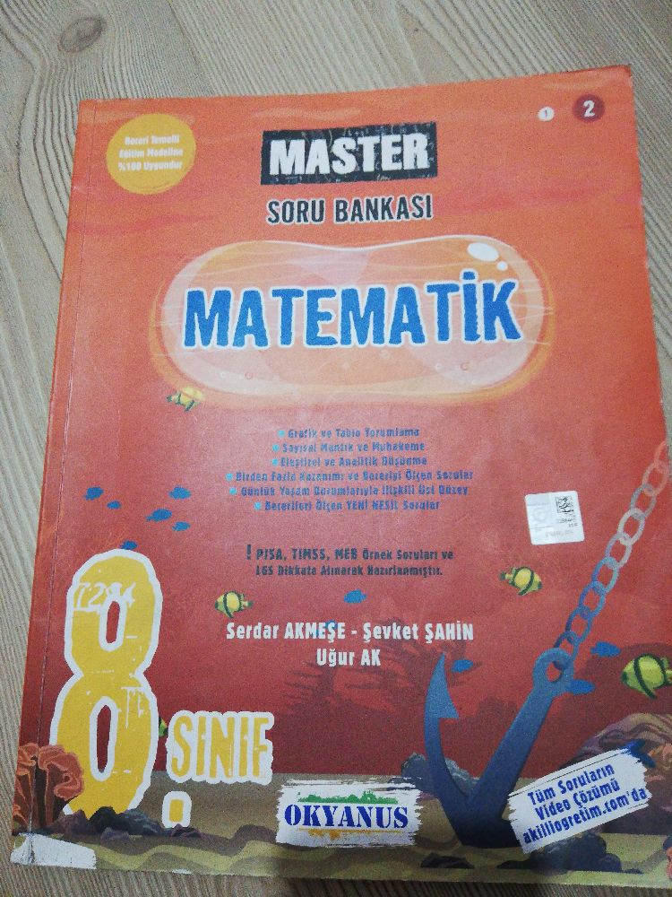 Lgs, Lys, ss Kitaplar Lgs kitab Satlk Master Matematik az kullanlm.