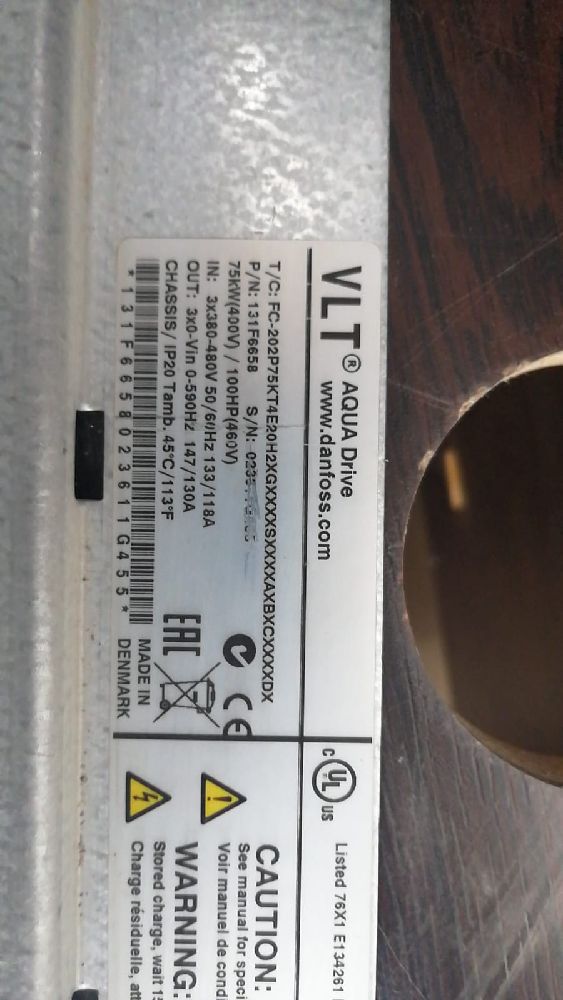 Dier Elektrik Malzemeleri Satlk Danfos 75 kw hz kontrol cihaz
