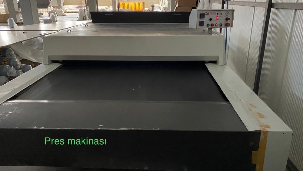 Katlama, Bkm Makinalar Pres Makinas Satlk Tekstil Pres Makinesi