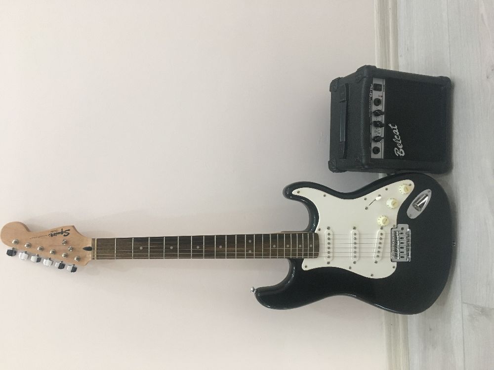 Gitar Fender Fender squier Satlk Electro Gitar+Amfi