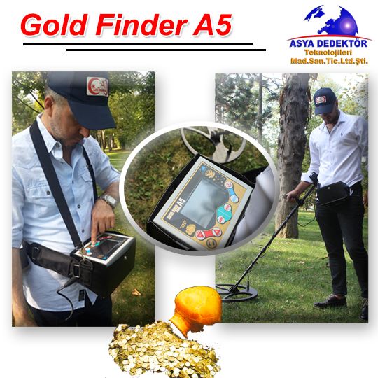 Dedektr Satlk Ekranl Derin Arama Dedektr Gold Finder A5