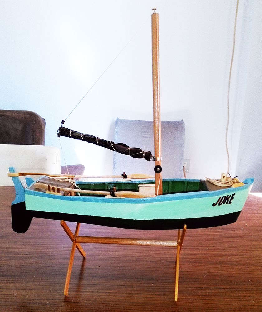 Gemi Maketleri Biblo Tekne Satlk El yapm Biblo Yelkenli Tekne - Joke