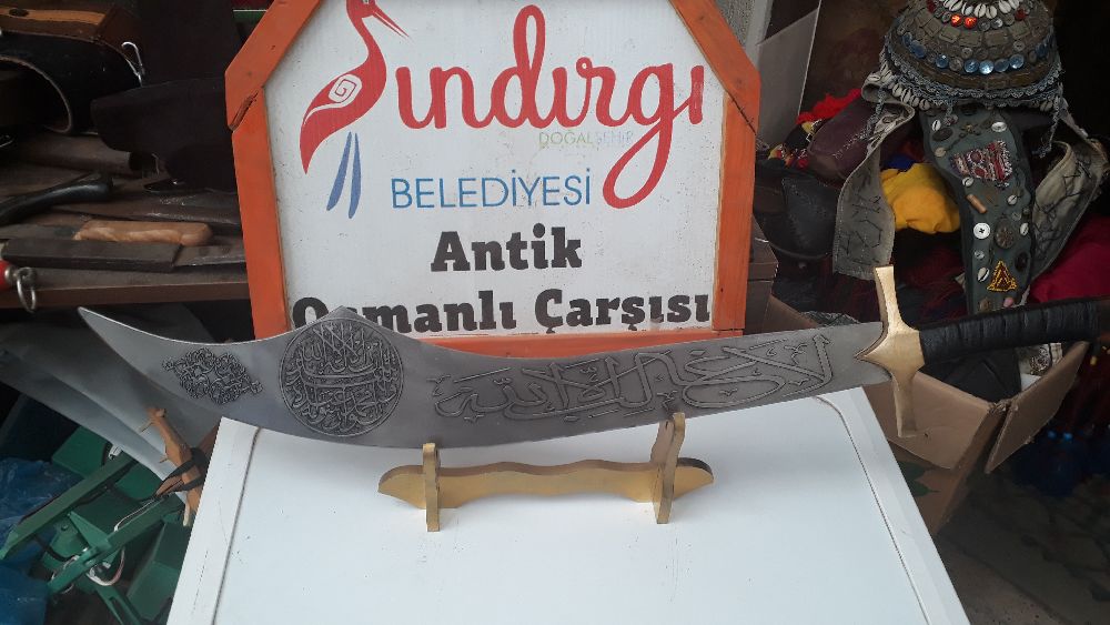 Antika Silahlar Osmanl yazl klnc Satlk Osmanl ableml ve yazl agr klnc