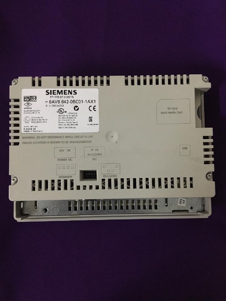 Invertr Touch Panel Satlk Siemens 6Av6 642-0Bc01-1Ax1