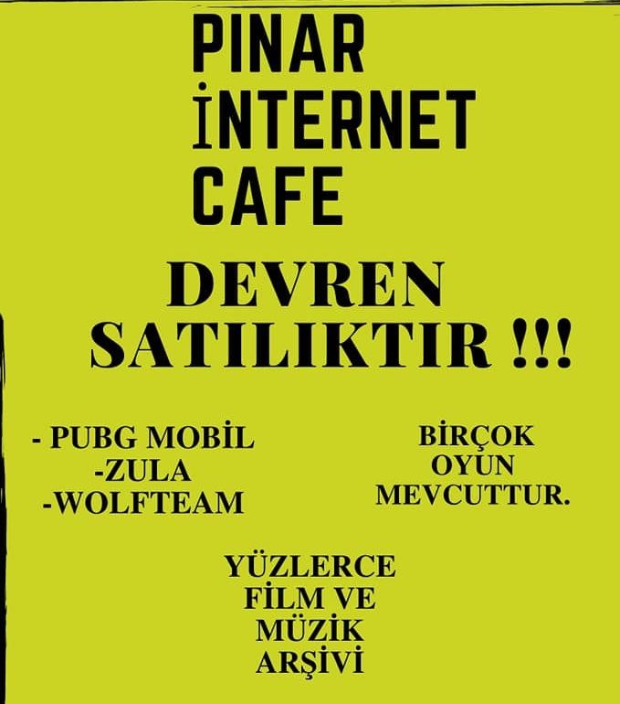 nternet Kafe Devren Satlk nternet Cafe