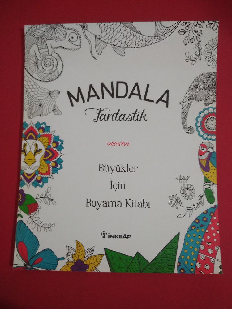 Hobi Malzemeleri Satlk Mandala fantastik boyama kitab