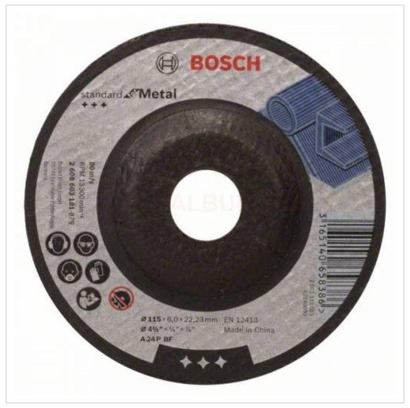 Talama Satlk Bosch Bombeli Metal Talama Disk 115x6.0 Mm