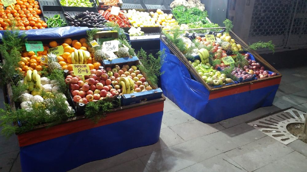 Market Malzemeleri Manav meyve sebze reyonu Satlk Manavlk Meyve/Sebze reyonu
